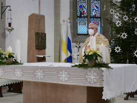 Diözesale Aussendung der Sternsinger des Bistums Fulda in St. Crescentius (Foto: Karl-Franz Thiede)